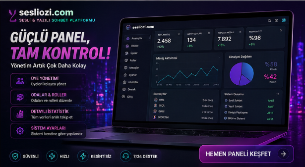 Admin Panelli Sesli Sohbet Sistemi Nedir?